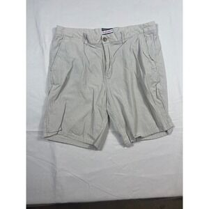 Johnnie-O Surfsuckers Mens 34 Seersucker Short Grey Striped Coastal Casual